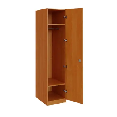 Q 11-40 skříň šatní, 1-dvéřová, 400x600x1800mm, olše jantar